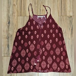 Red maroon paisley tank top stitchfix Luq s small